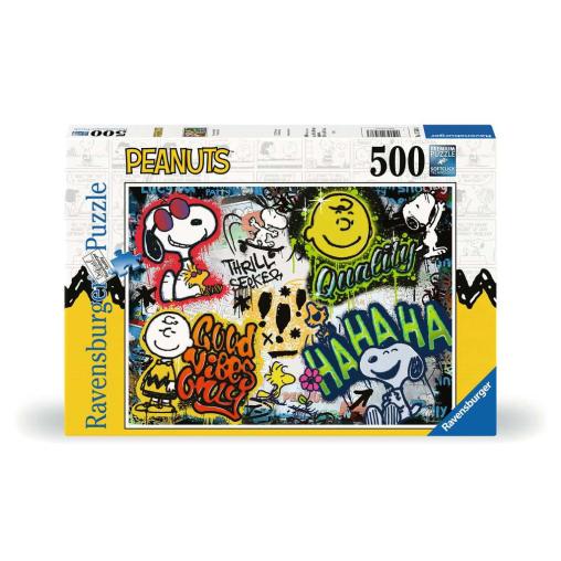 Puzzle Ravensburger Peanuts Graffiti de 500 Piezas