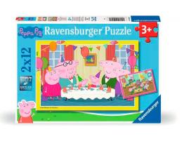 Puzzle Ravensburger Peppa Pig Celebración 2x12 Piezas