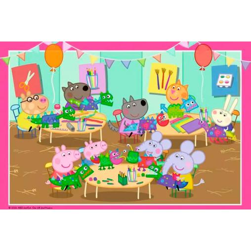 Puzzle Ravensburger Peppa Pig Celebración 2x12 Piezas