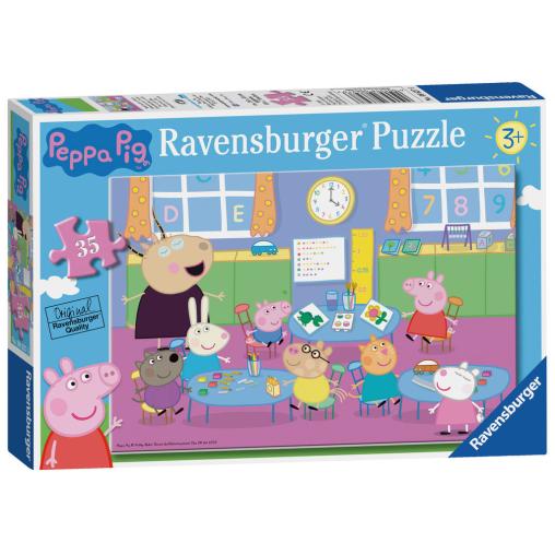 Puzzle Ravensburger Peppa Pig Diversión en el Aula de 35 Pzs