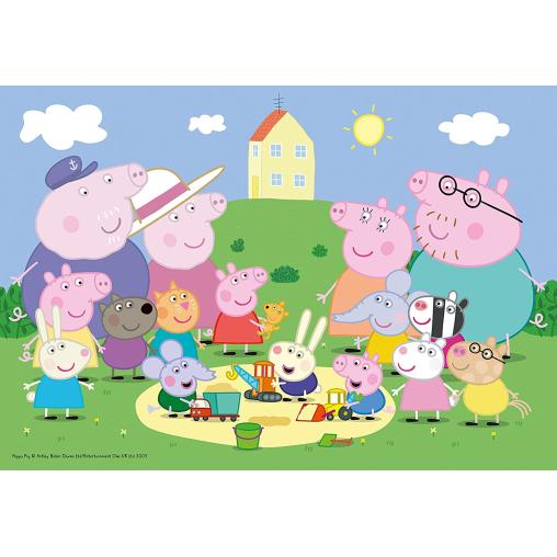 Puzzle Ravensburger Peppa Pig Familia y Amigos de 35 Pzs