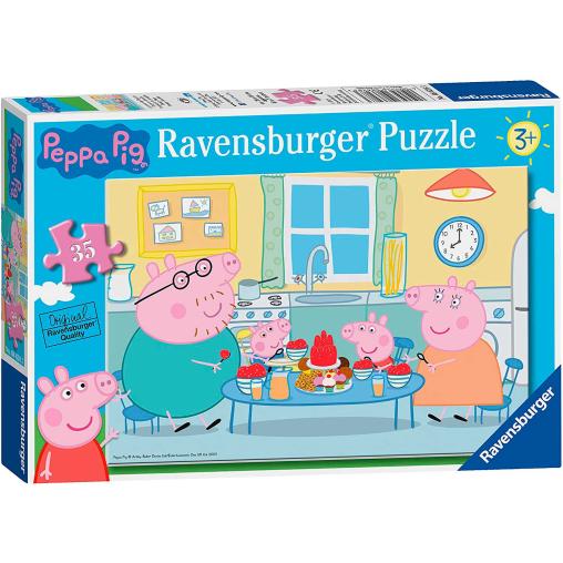 Puzzle Ravensburger Peppa Pig La Comida de 35 Piezas