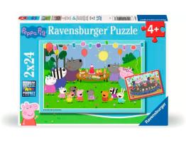 Puzzle Ravensburger Peppa Pig La Fiesta 2x24 Piezas