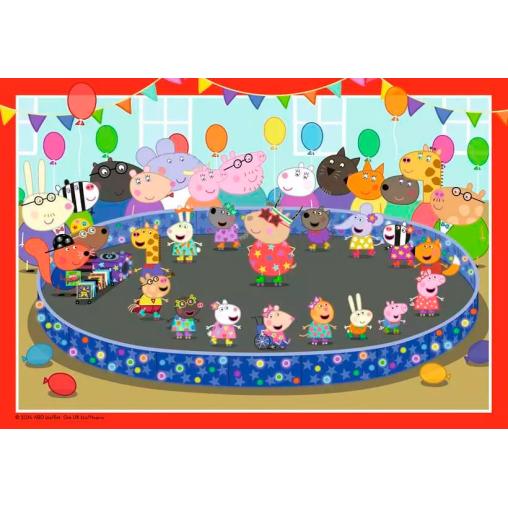 Puzzle Ravensburger Peppa Pig La Fiesta 2x24 Piezas