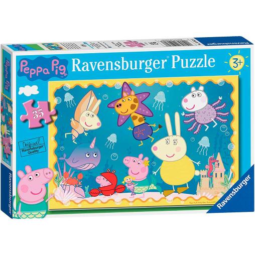 Puzzle Ravensburger Peppa Pig Mundo Submarino de 35 Piezas