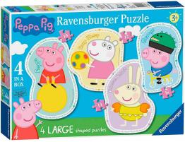 Puzzle Ravensburger Peppa Pig Progresivo de 10+12+14+16 Pzs