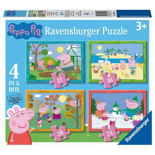 Puzzle Ravensburger Peppa Pig Progresivo de 12+16+20+24 Piezas