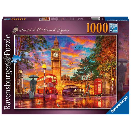 Puzzle Ravensburger Plaza del Parlamento de Londres de 1000 Pzs