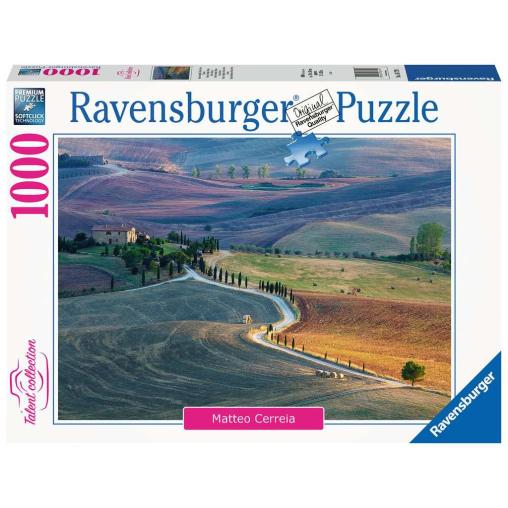 Puzzle Ravensburger Podere Terrapille, La Toscana de 1000 Pieza