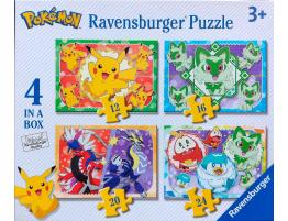 Puzzle Ravensburger Pokemon Progresivo 12+16+20+24 Pzs