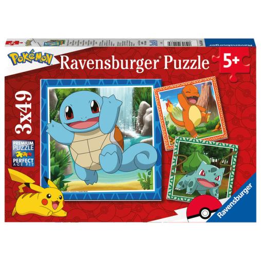 Puzzle Ravensburger Pokémon de 3x49 Piezas