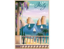 Puzzle Ravensburger Postal de Capri de 1000 Pzs