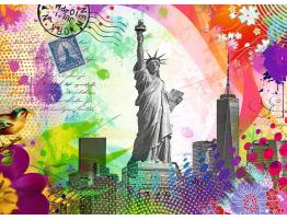 Puzzle Ravensburger Postal de Nueva York de 500 Piezas