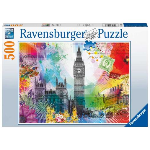 Puzzle Ravensburger Postal desde Londres de 500 Piezas