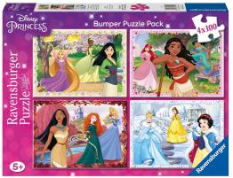 Puzzle Ravensburger Princesas Disney 4 x 100 Piezas