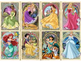 Puzzle Ravensburger Princesas Disney Art Nouveau de 1000 Piezas