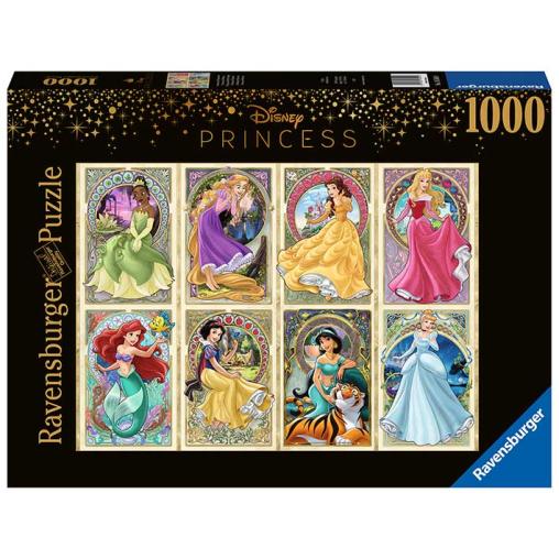 Puzzle Ravensburger Princesas Disney Art Nouveau de 1000 Piezas