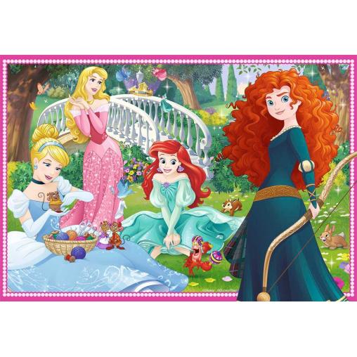 Puzzle Ravensburger Princesas Disney de 2x12 Piezas