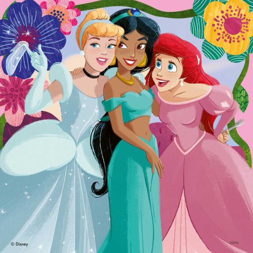 Puzzle Ravensburger Princesas Disney de 3x49 Piezas