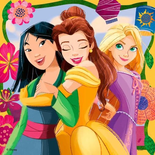 Puzzle Ravensburger Princesas Disney de 3x49 Piezas