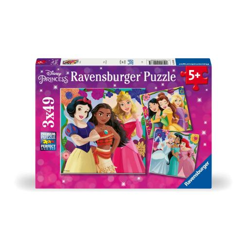 Puzzle Ravensburger Princesas Disney de 3x49 Piezas