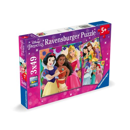 Puzzle Ravensburger Princesas Disney de 3x49 Piezas