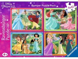 Puzzle Ravensburger Princesas Disney de 4x42 Piezas