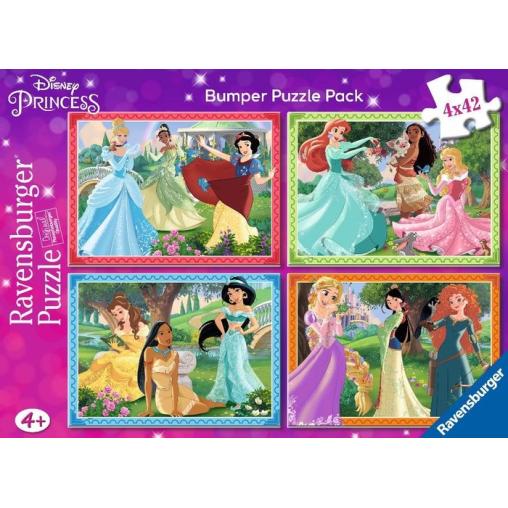 Puzzle Ravensburger Princesas Disney de 4x42 Piezas