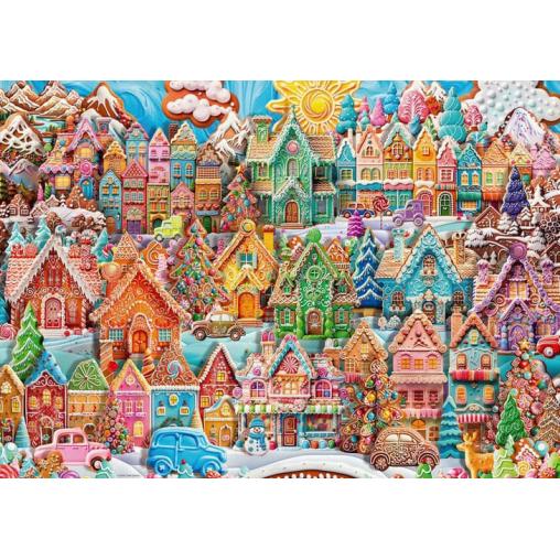 Puzzle Ravensburger Pueblo de Galletas 1000 Piezas