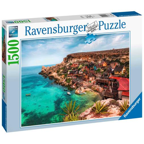 Puzzle Ravensburger Pueblo Popeye, Malta de 1500 Piezas