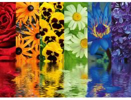 Puzzle Ravensburger Reflejos Florales de 500 Piezas