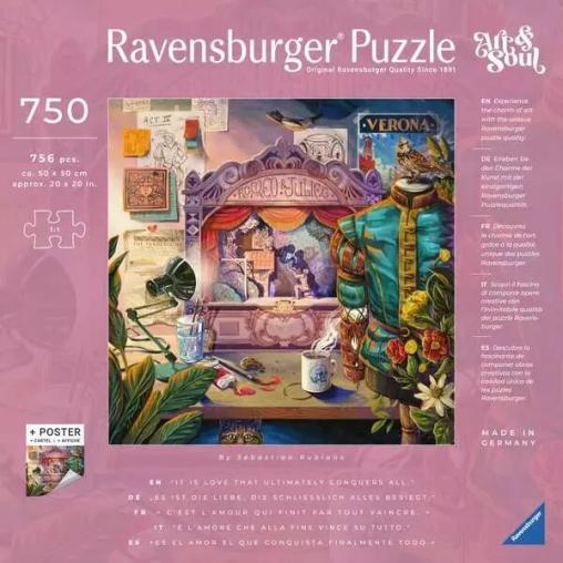 Puzzle Ravensburger Romeo y Julieta de 750 Piezas