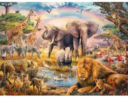 Puzzle Ravensburger Sabana Africana XXL de 100 Piezas