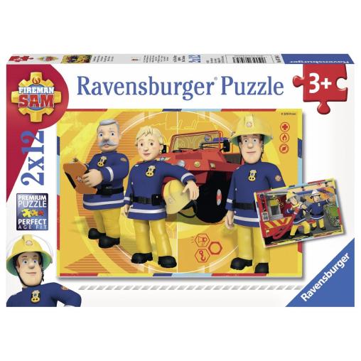 Ravensburger Sam le Pompier Puzzle 2x12 pièces