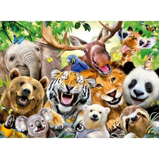 Puzzle Ravensburger Selfie Salvaje XXL 300 Piezas