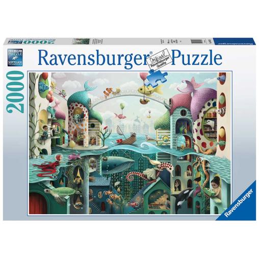 Puzzle Ravensburger Si los Peces Pudieran Caminar de 2000 Pieza