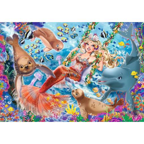 Puzzle Ravensburger Sirenas Hechizantes de 2x24 Piezas