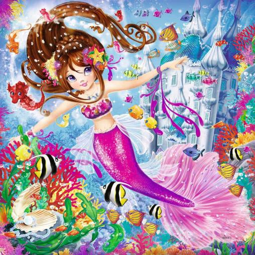 Puzzle Ravensburger Sirenas Encantadoras de 3x49 Piezas