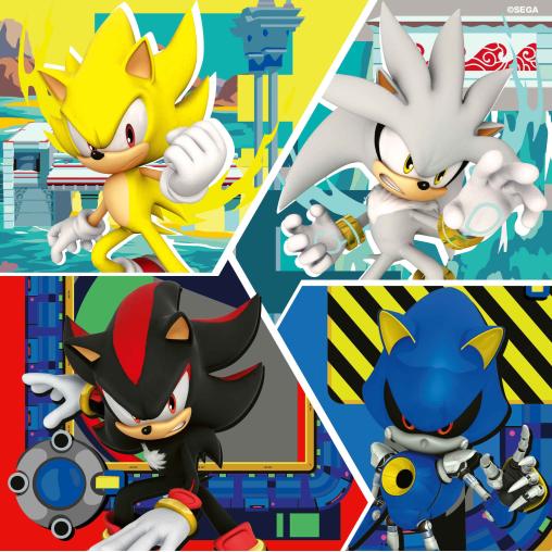 Puzzle Ravensburger Sonic de 3x49 Piezas