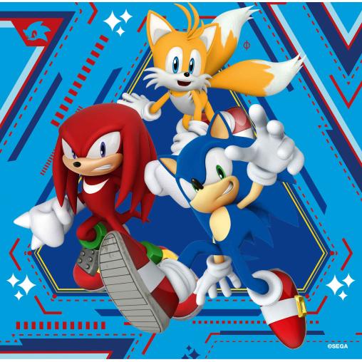 Puzzle Ravensburger Sonic de 3x49 Piezas