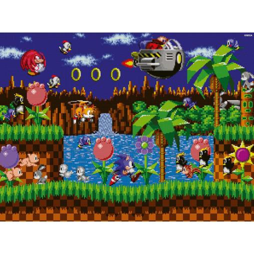 Puzzle Ravensburger Sonic VideoGame de 500 Piezas