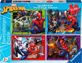 Puzzle Ravensburger Spiderman de 4 x 100 Piezas