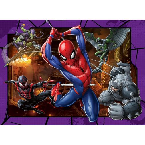 Puzzle Ravensburger Spiderman de 4 x 100 Piezas