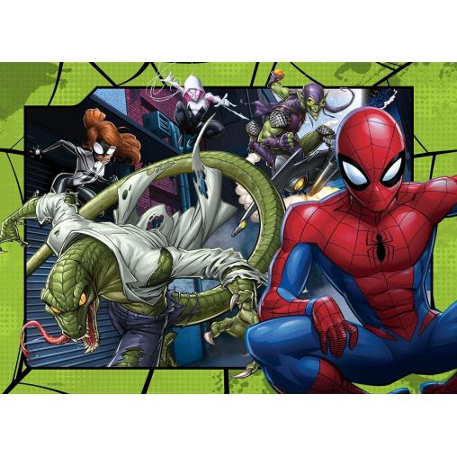 Puzzle Ravensburger Spiderman de 4 x 100 Piezas