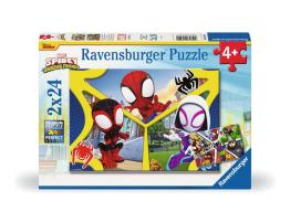 Puzzle Ravensburger Spidey Amazing Friends 2x24 Piezas