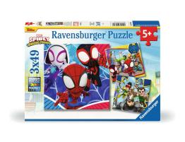 Puzzle Ravensburger Spidey Amazing Friends de 3x49 Piezas