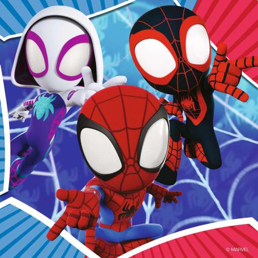 Puzzle Ravensburger Spidey Amazing Friends de 3x49 Piezas