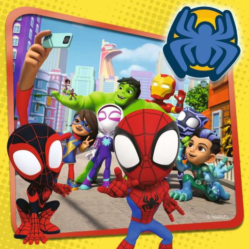 Puzzle Ravensburger Spidey Amazing Friends de 3x49 Piezas