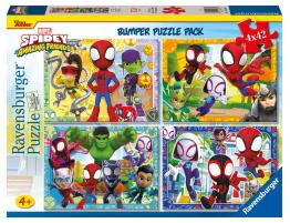 Puzzle Ravensburger Spidey Amazing Friends de 4x42 Pzs