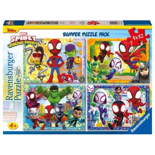 Puzzle Ravensburger Spidey Amazing Friends de 4x42 Pzs